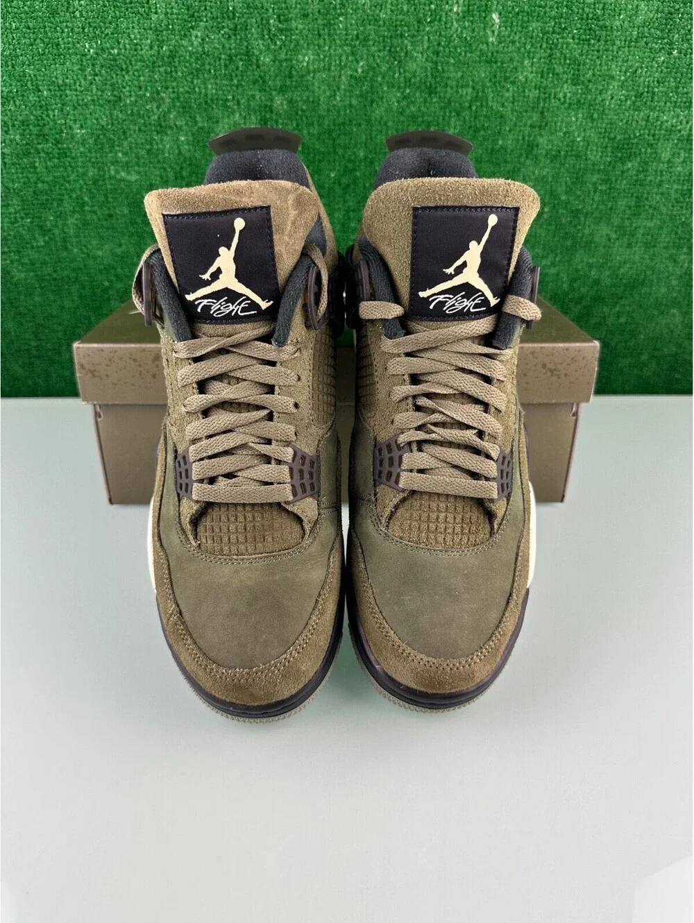 Size 9.5 - Jordan 4 SE Retro Low Craft - Olive (CLEAN!)